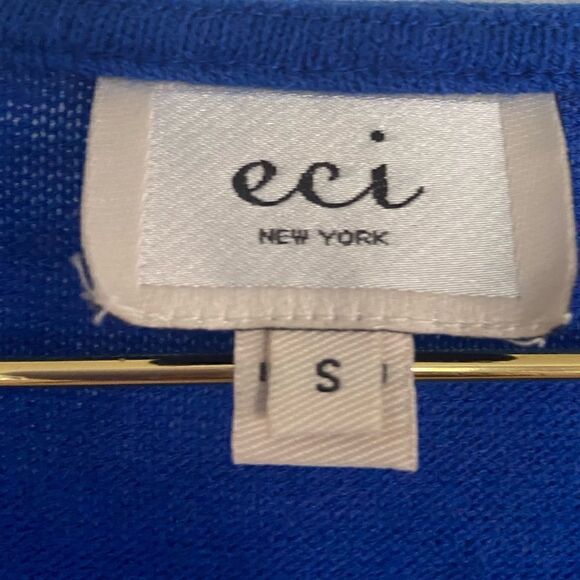 ECI blue long sleeve dress || size small - Picture 5 of 7